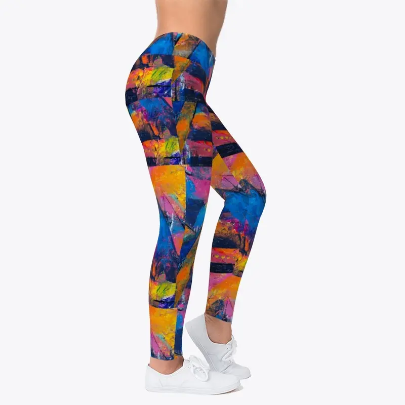 Rainbow Retro Leggings